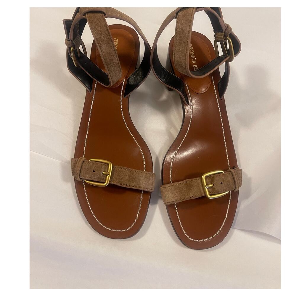 Veronica Beard Elia Ankle Strap Sandal Size 9 - Picture 8 of 11